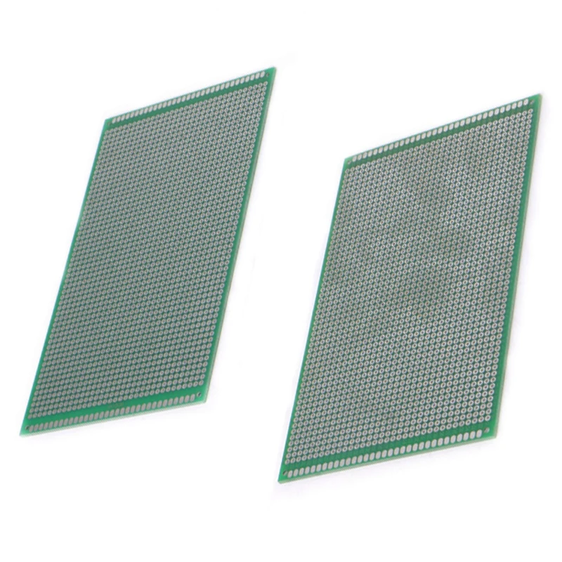 2 шт 9x15 см Двухсторонняя доска DIY Прототип бумага PCB 1,6 мм