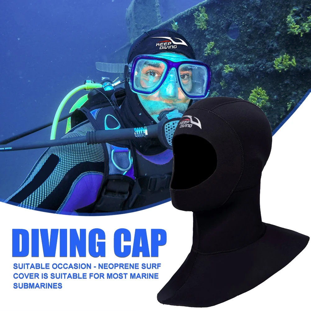 Diving Cap Neoprene Scuba Snorkeling Equipment Hat Hood Neck Cover
