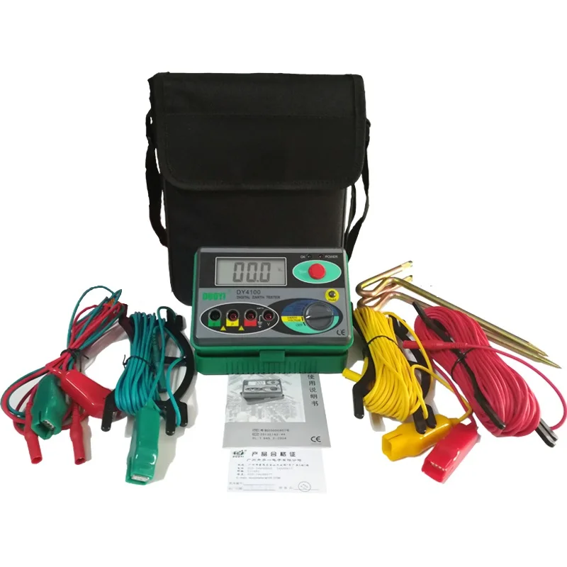 ZUQIEE Digital Grounding Resistance Tester Megaohm Resistance Meter Multifunction Digital Dual Display Tester MCH-9830 Resistance ZUQIEE Digital Grounding Resistance Tester Megaohm Resistance Meter Multifunction Digital Dual Display Tester MCH-9830 Resistance