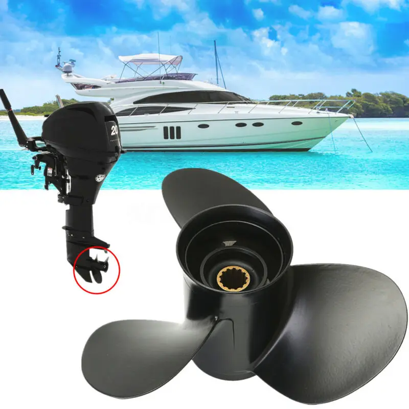 Для Mercury 25~ 70HP(48-73136A40) 10 3/8X13 Алюминиевая, морской категории подвесной пропеллер