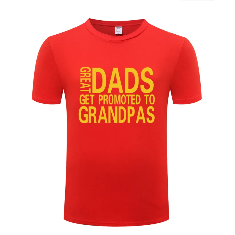 Отличная футболка для мужчин с надписями на Grandpas хлопковая коротким рукавом