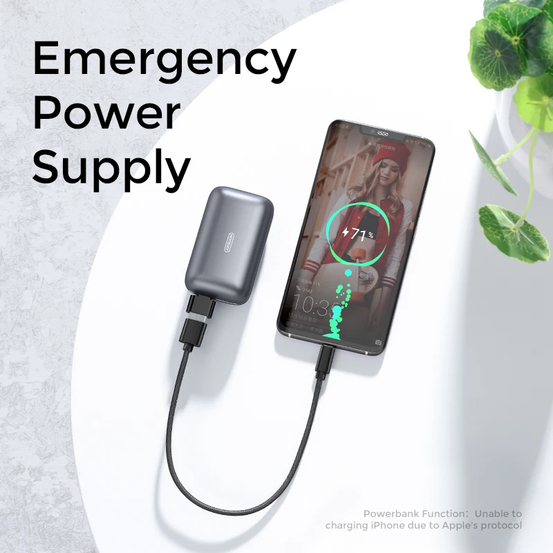 Joyroom TWS Bluetooth V5.0 Headset Sports Wireless Earphones 3D Stereo Earbuds In Ear Dual Microphone With Mic Charging Box