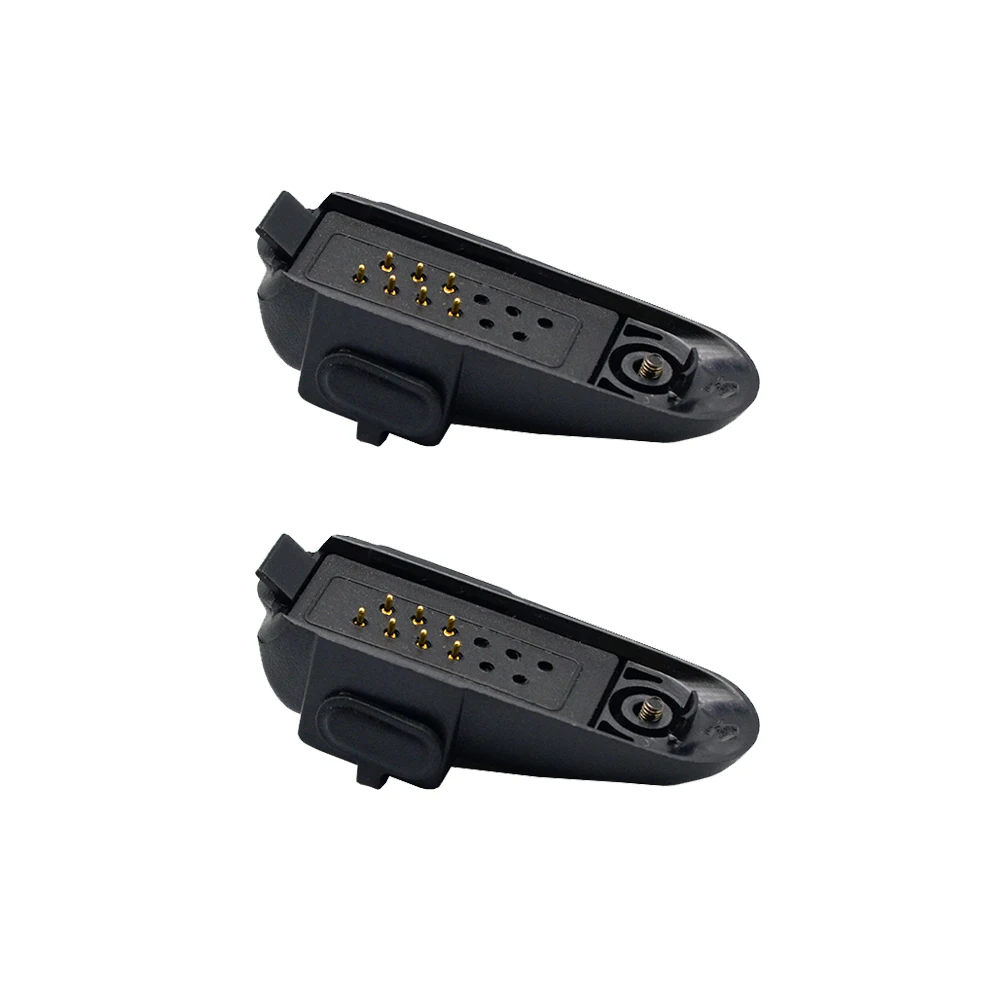 2pcs Для Водонепроницаемый UV9R плюс BF-9700 BF-A58 BF-UV9R двухстороннее радио аудио адаптер m-разъем 2Pin гарнитура Порты и разъёмы аксессуары - Цвет: 2pcs