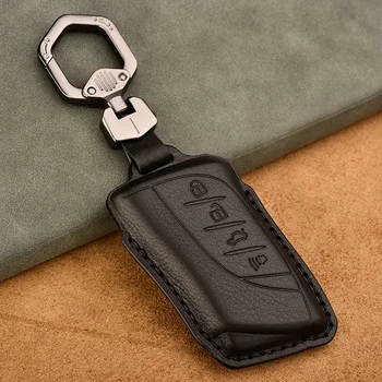 

Genuine Leather Car Key Cover For Lexus ES200 ES260 ES300H ES350 US200 LS500H F 250 260 300h Sport 2018 2019 Shell Key Case