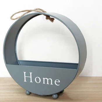 

Metal Wall Hanging Flower Pot Balcony Garden Plant Planter Window Art Holder Gardening Tools Decoration Flower Hanger Pot Plant