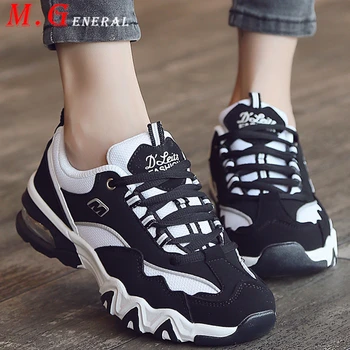 

Women's Sports Shoes for Men Lace Up Non-slip Sneakers Air Cushion Mesh Breathable Running Shoes Cushioning Women Sport Shoe Q30