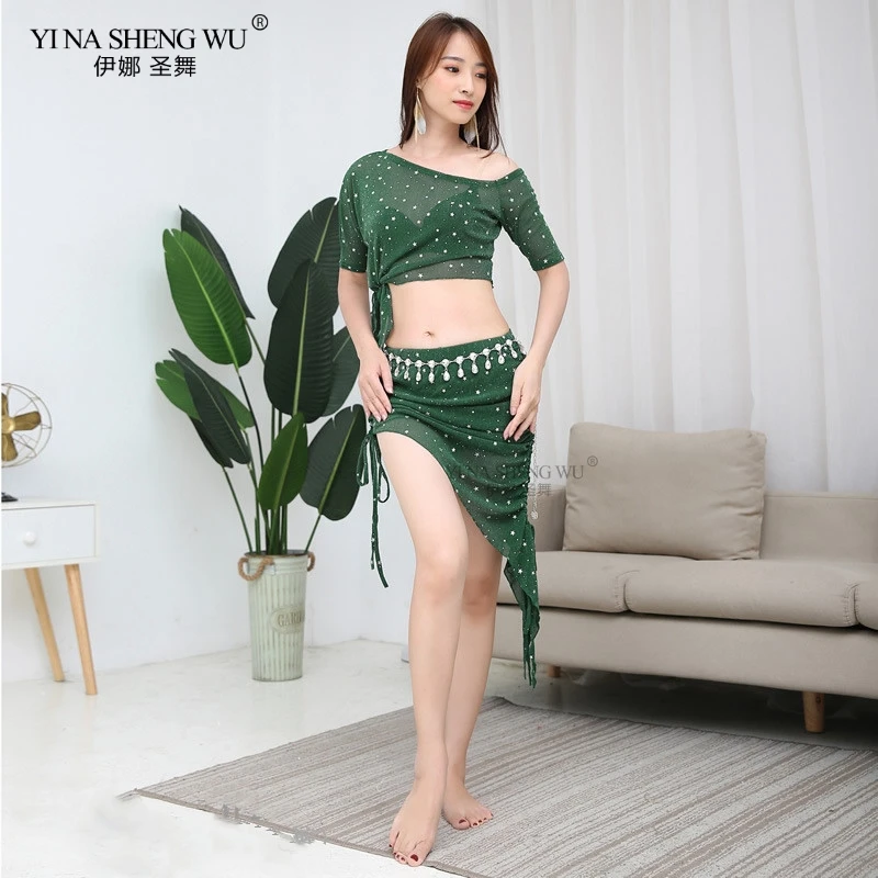 Trajes de danza del vientre, ropa Sexy, traje de danza del vientre, nuevo Top y corta, de espectáculo de rendimiento Sexy (con bragas) 2019 _ - AliExpress Mobile