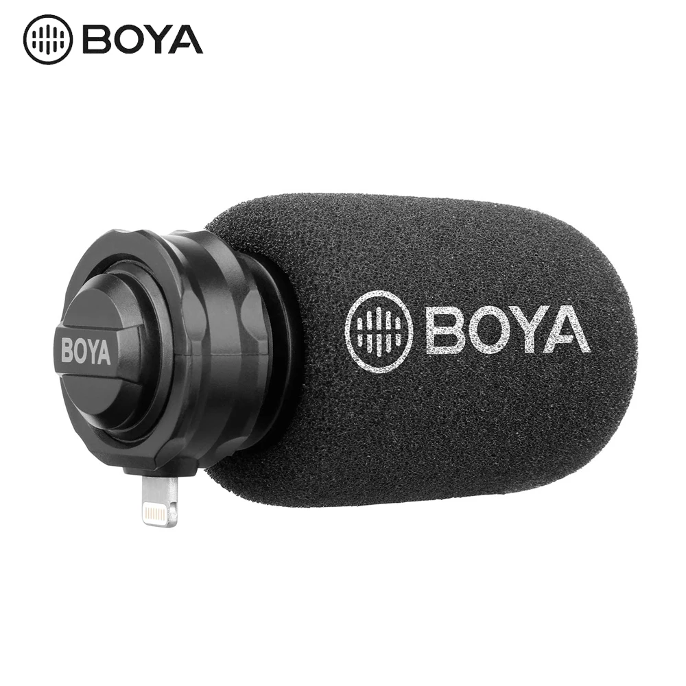 

BOYA BY-DM200 Digital Stereo Condenser Microphone smart phone Recording interview Input for iPhone Xs 8 X 7 plus iPad iPod