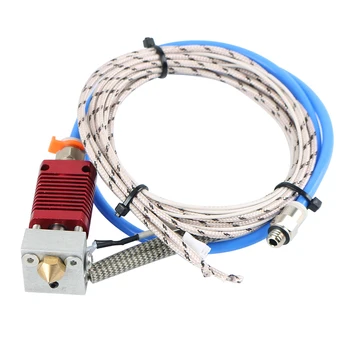 

3D Printer Parts MK9 Hot End Assembled Extruder Set 24V 40W for Creality Ender 3/ Ender 3 Pro with Silicone Sleeve 0.4mm Nozzles