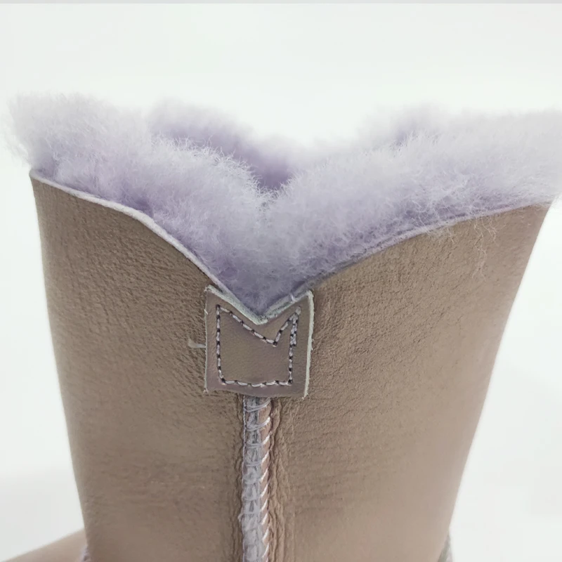 Г., модные женские зимние ботинки наивысшего качества женские ботинки из натуральной овечьей кожи натуральный мех, теплая шерсть зимние ботинки