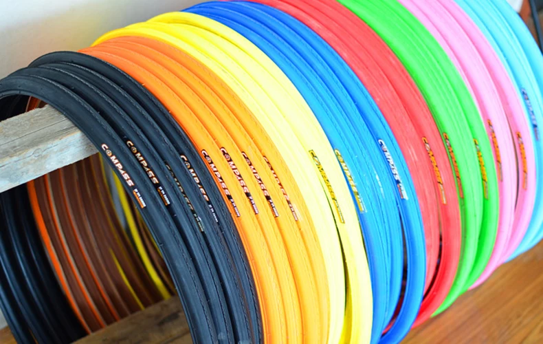 Велосипедные шины с компасом 700C 700* 23C 700* 25C Fixie велосипедные шины, сверхлегкие шины для шоссейных велосипедов 700 Pneu, анти-ударная энергия, многоцветные