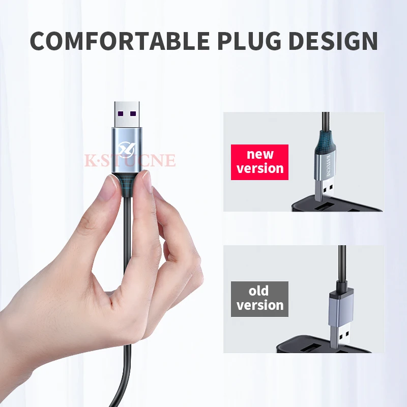 5A usb type-C кабель для USB C кабель для мобильного телефона Быстрая зарядка USB C кабель для samsung S10 S9 S8 Xiaomi Redmi Note 7 type-C шнур