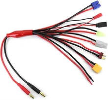 

New 8 In 1 Lipo Battery Charger Multi Charging Plug Convert Cable For RC Car For Rechargeable Battery-powered Aircraft Model