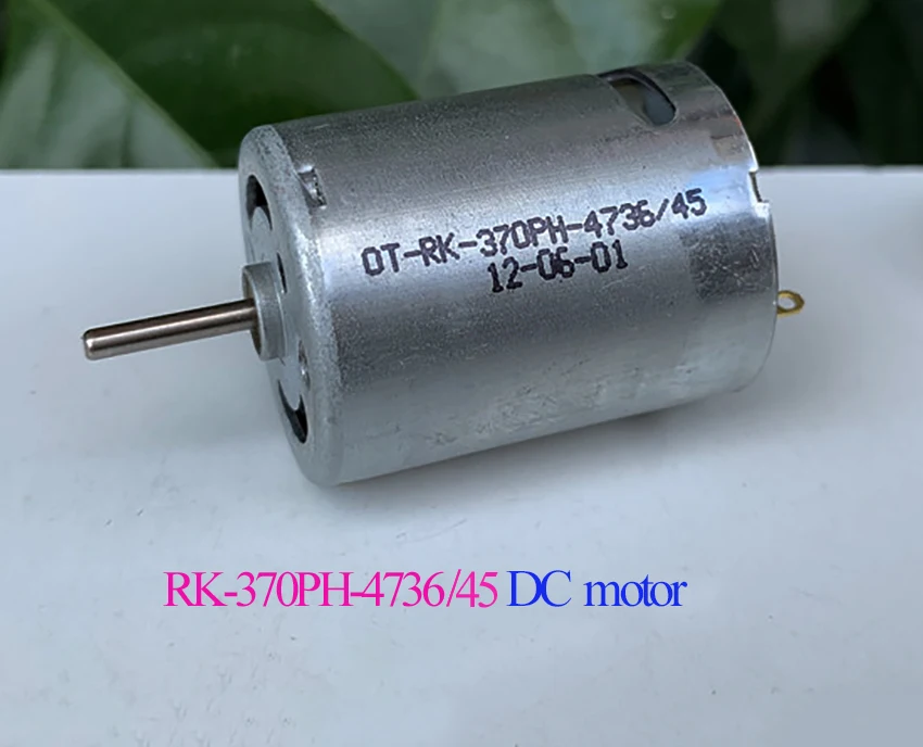 1 шт. RK-370PH-4736 3 в 6 в 7,4 в 12 В высокая скорость DC карбоновая щетка микро моторная модель водяная игрушка в виде бомбы Электрооборудование