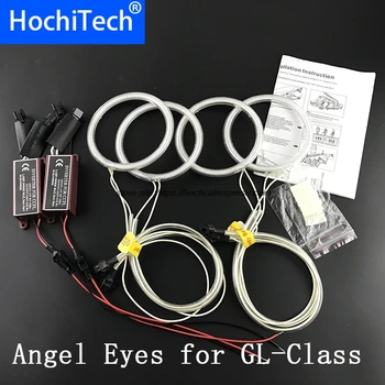 

HochiTech ccfl angel eyes kit white 6000k ccfl halo rings headlight for Mercedes-Benz GL-Class X164 GL450 2007-2012