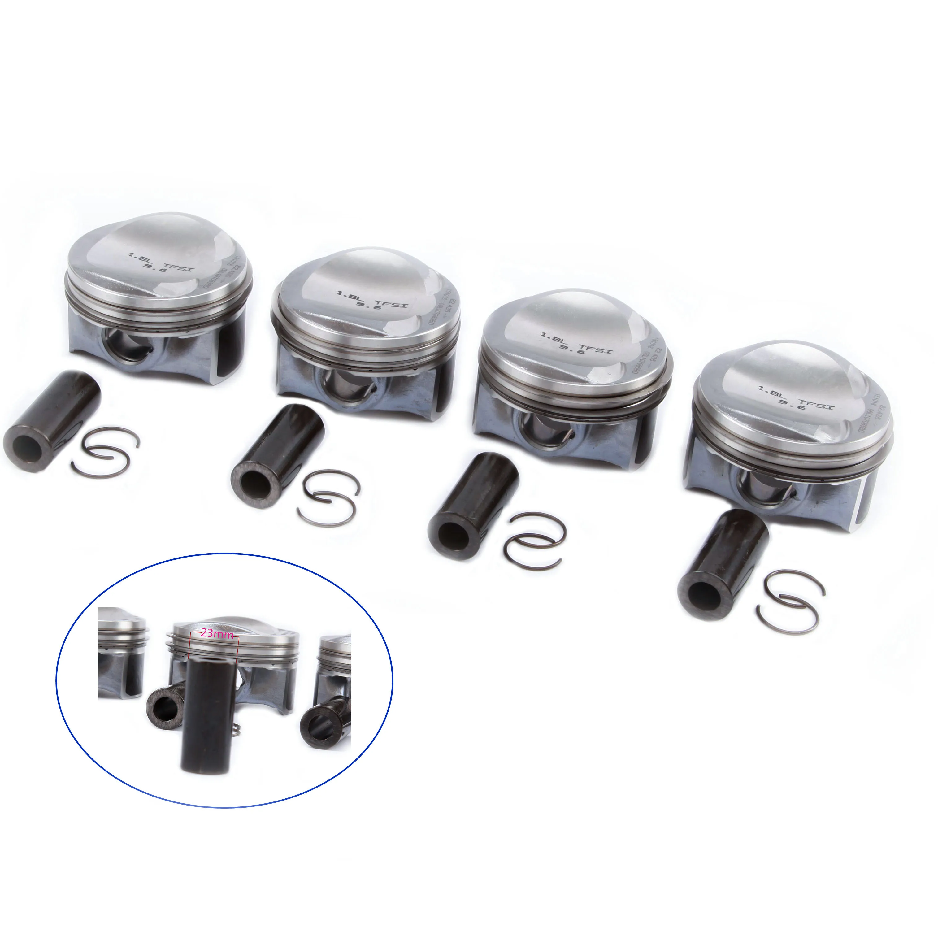 タイプ 06H198151B EA888 1.8TFSI ピン 21MM エンジン ピストン リング キット 適用 アウディ/AUDI A3