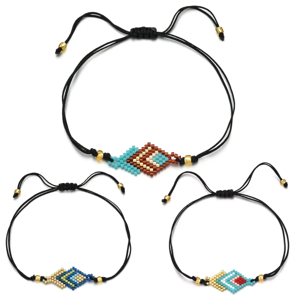G.YCX Регулируемая Стрела Pulseras handknit Miyuki браслет женский Boho красочный бисер сестра