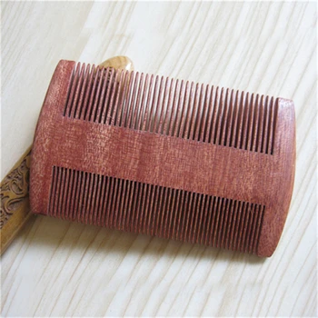 

Vintage High Quality Wooden Pouch Comb No Static Lice Pet Beard Comb Hair Styling Tool Super Narrow Dent Wood Combs