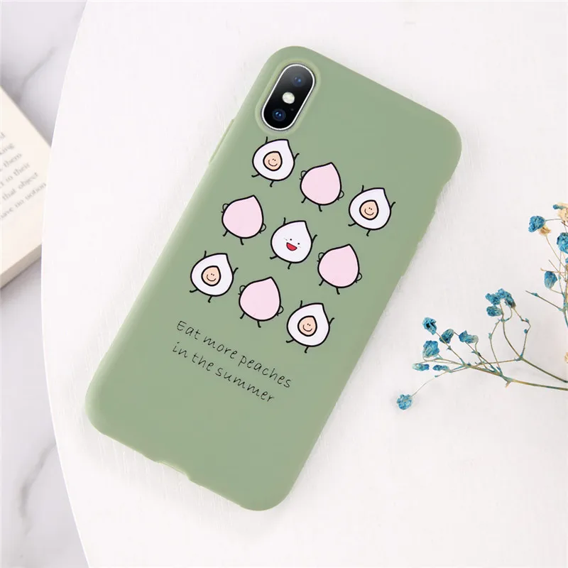 7063 Ottwn мультфильм чехол для телефона в форме кактуса для iPhone 11 Pro Max XS Max XR X 6 6s 7 8 Plus 5 5S SE зеленые растения цветок Мягкий ТПУ задняя крышка - Цвет: 7063