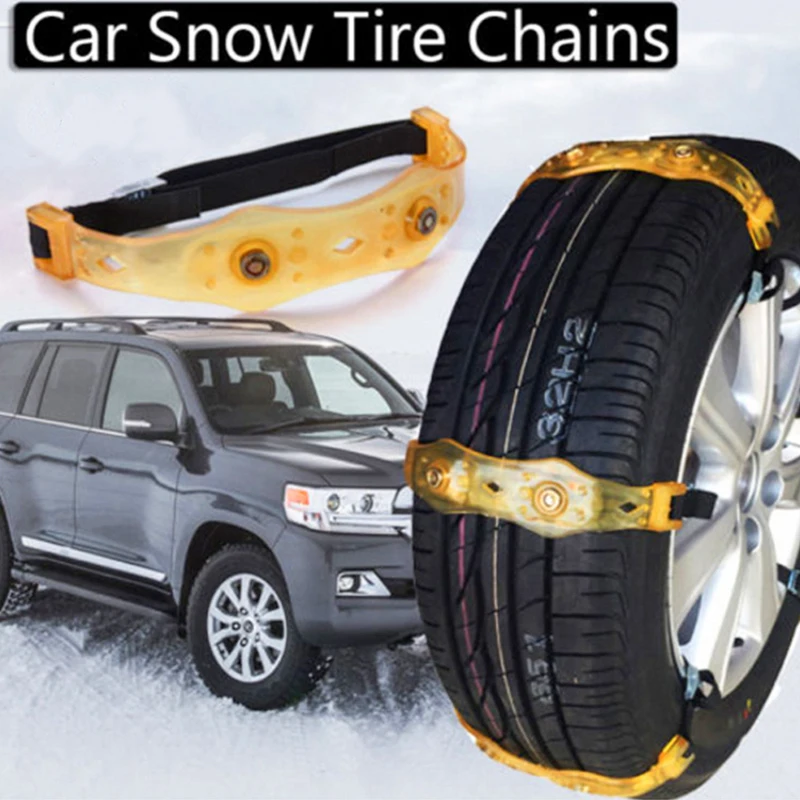 

Metal TPU Anti-Skid Chains Snow Chain Winter Driving Easy Installation Emergency Durable Snow Tire Belt Roadway Safety Truck