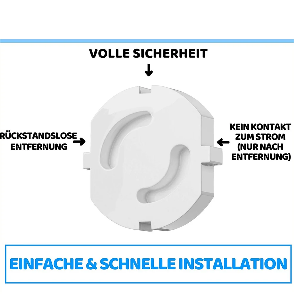 Защитные розетки Детская безопасность электрическая розетка Крышка Анти Электрический шок для ЕС розетки Белый