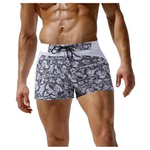 Купальные плавки, модные мужские сексуальные плавки с градиентом, пляжные мужские шорты, плавки, D4