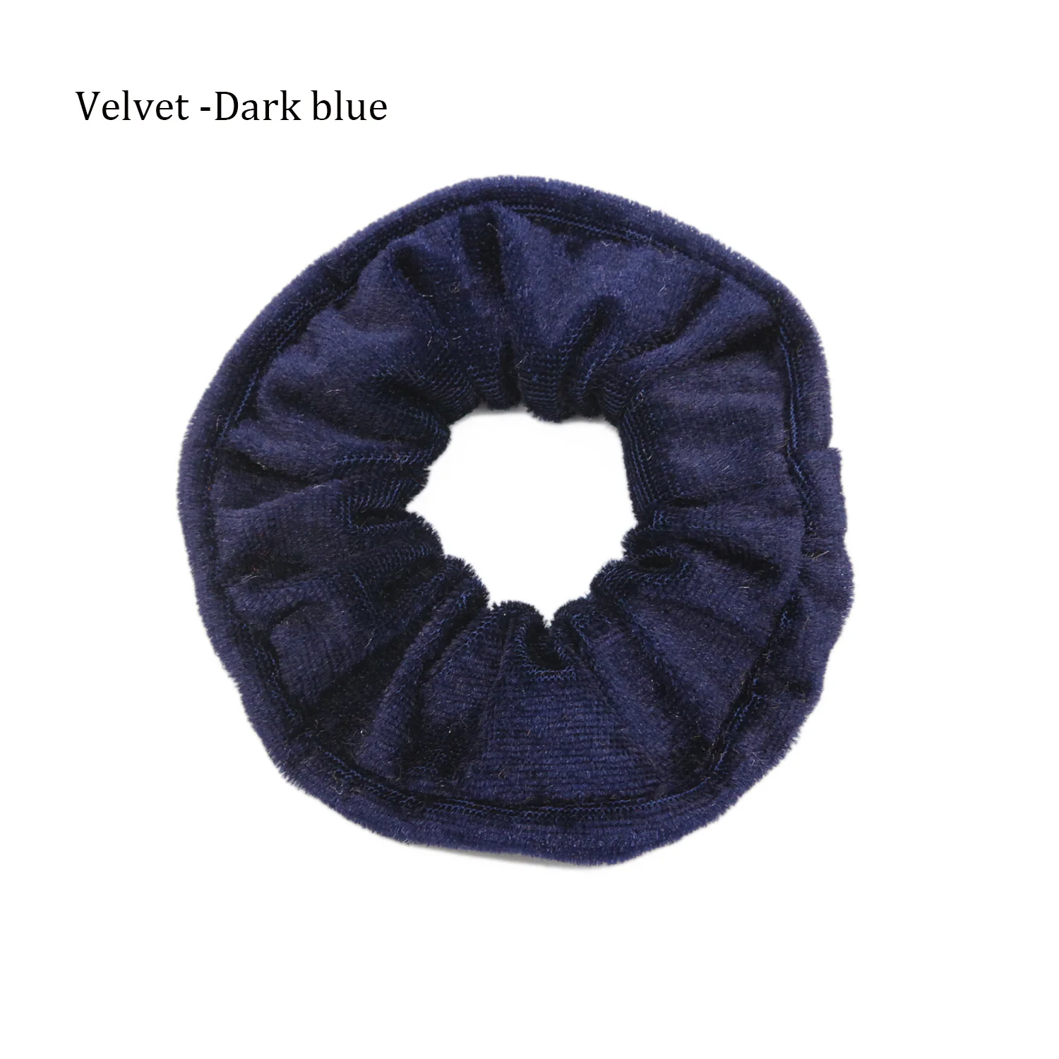 Velvet -Dark blue Резинка для волос, резинка для волос, резинка для волос, держатель для хвоста, жемчужные бусы, женские резинки для волос, аксессуары для женщин - Цвет: Velvet -Dark blue