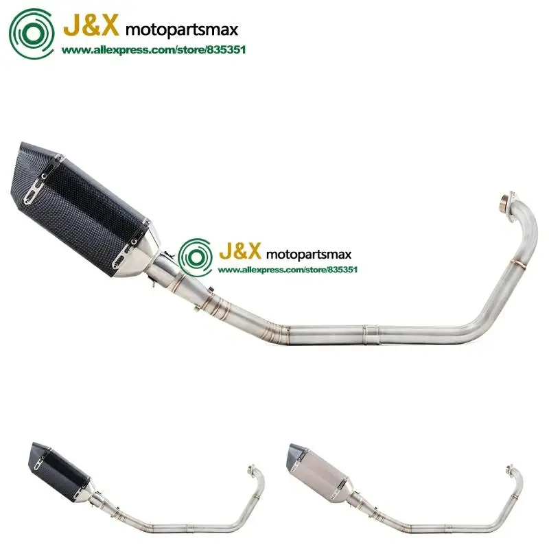 Полная выхлопная система мотоцикла Escape slip on для yamaha YZF R15 MT15 MT-15 2008- средняя труба глушителя DB-Killer