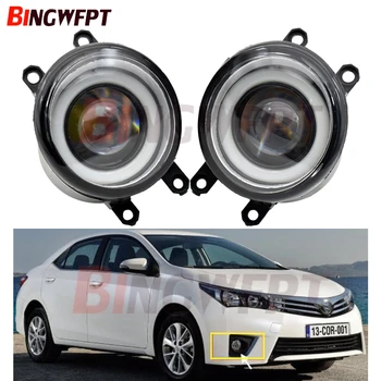 

2PCS LED Fog Light Angel Eye with lens For Toyota Corolla 2014-2016 For Toyota Land Cruiser Prado J150 2009 2010 2011 2012 2013