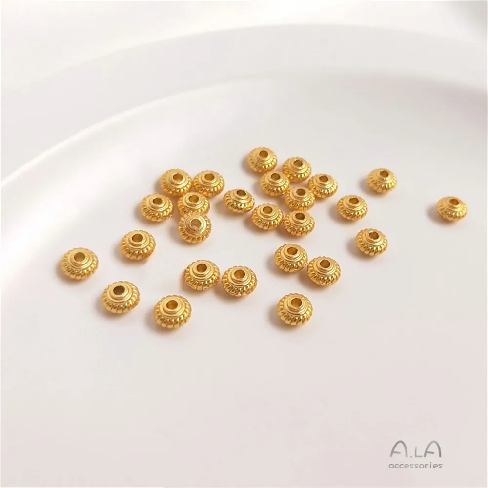 Рисунок 3 - Бусины-фонарики золотистого цвета