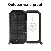 5 в 20000 мАч Солнечная зарядка мобильный светильник для похода водонепроницаемый IP65 21/36 светодиодный светильник для кемпинга Беспроводная зарядка