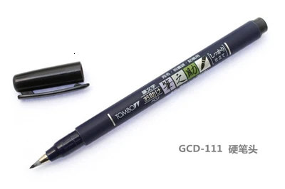 TOMBOW MONO Zero 1 шт./лот, мягкая кисть для каллиграфии, нейтральная ручка, черная многофункциональная ручка, канцелярские принадлежности для офиса, размеры