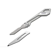 NITECORE NTK05 UltraTiny титан брелок нож легкий многоцелевой складной нож Открытый Инструменты Мини Тактический Kni
