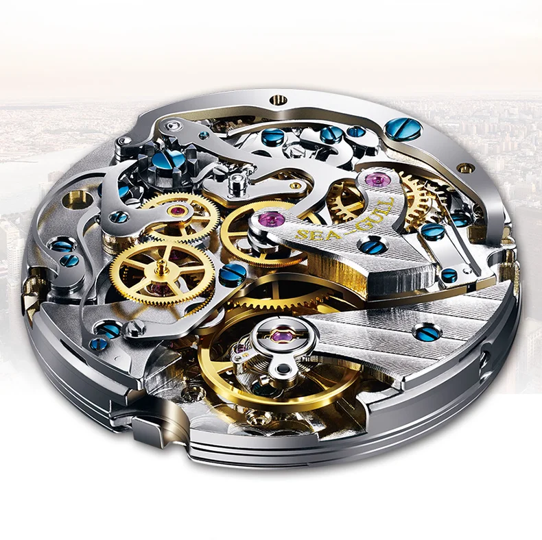 Seagull мужские ручные часы лучший бренд класса люкс 44 мм автоматические часы мужские роскошные мужские модные whatches бизнес часы 816.22.6088