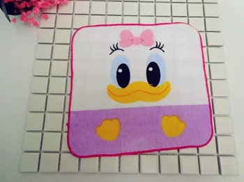 

Disney cartoon children's small wool pure cotton square scarf cute saliva towel handkerchief boy and girl gift 20x20cm