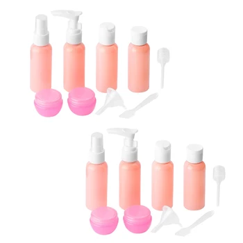 

18pcs 50ml Color Spray Bottle Refillable Atomizer Storage Plastic Sub-Bottle Fine Mist Travel Perfume Mini Empty Spary Bottle