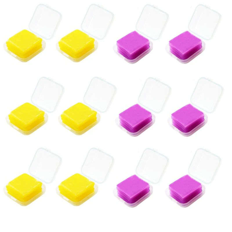 6Pcs/Box 5D Diamond Painting Clay With Storage Box DIY Dotting Painting Glue Drilling Mud Cross Stitch Craft Nail Art Tool