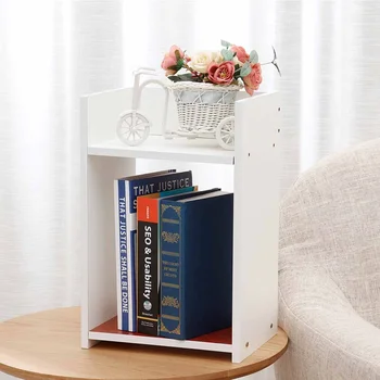 

Simple Bedside Table Cabinet Bedroom Locker Economical Wooden Nordic Mini Small Apartment Bedroom Nightstands Modern Locker