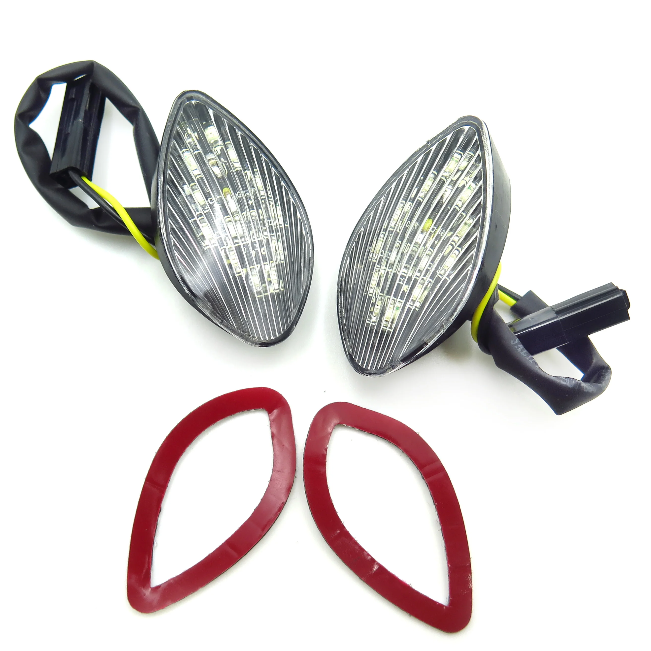 Aftermarket БЕСПЛАТНАЯ ДОСТАВКА мотоциклетные запчасти Евро LED заподлицо сигнал
