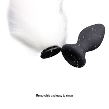 Wireless Anal Plug Bullet G Spot Vibrator Sex Toys Buttplug Butt Plug Fox Tail For Women/Man Anal Dildo Masturbator Massager 4
