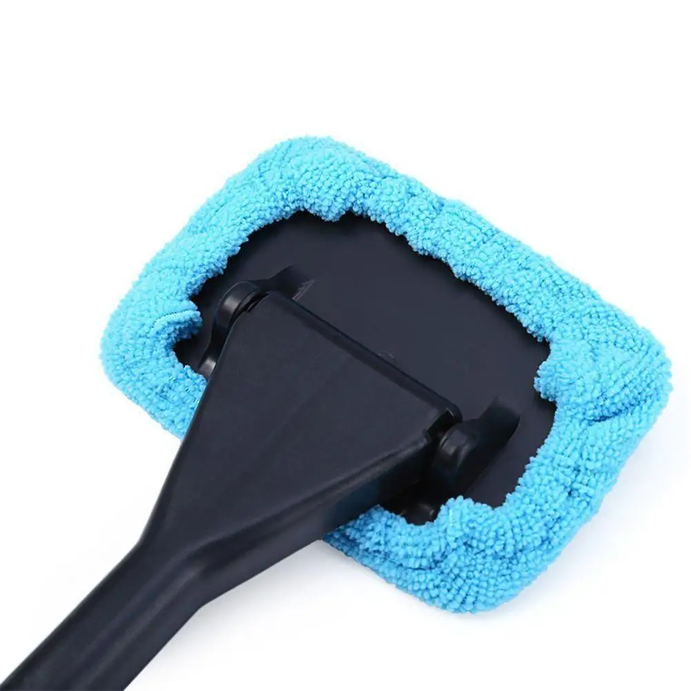Limpador de Pára-brisa Limpador de Janela Lidar com Escovas Ferramenta de Limpeza do Carro Plástico Microfiber Auto Longo Esponjas Acessível Lavável 4 panos e escovas