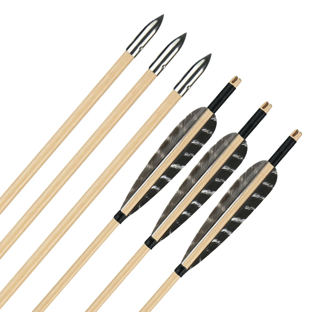 Стрельба из лука луки и стрелы деревянные кедр для охоты 24 шт|bows and|arrow for huntingwood arrows