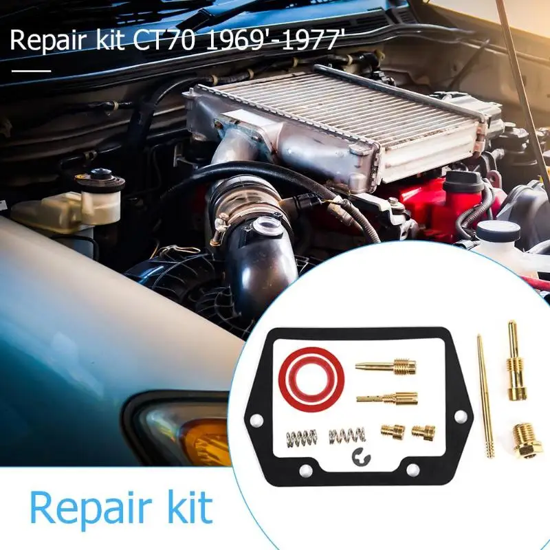 Полный комплект для ремонта карбюратора для CT70 Trail 1969-1977 CT 70 Carb Rebuild Set