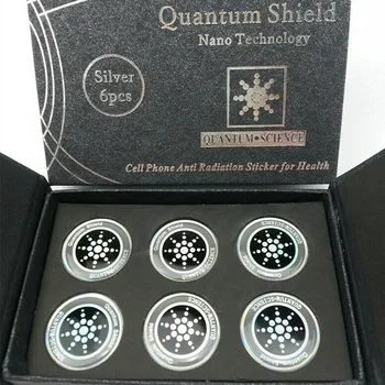 

New 6pcs Radiation Protection Phone Sticker Round Quantum Shield for Mobiles DOM668