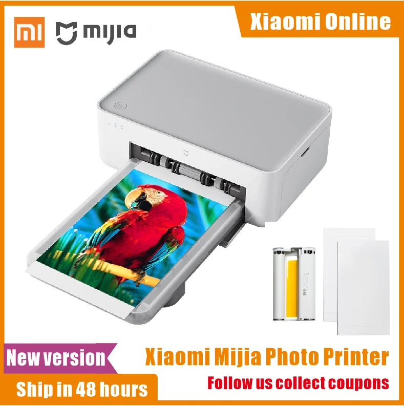 Принтер для фотографий Xiaomi Mijia Mi устройство печати 6 дюймов высокое разрешение