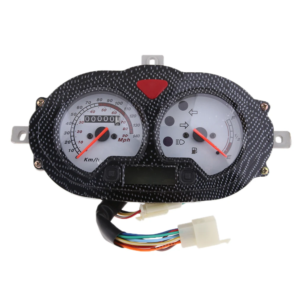 12V Motorbike Speedometer Dash Instrument Cluster Gas Gauges For Yamati RX8