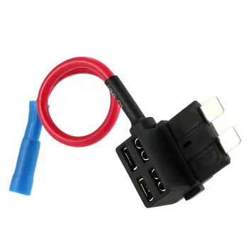 

Middle Type In Line Standard Fuse Holder Car Automotive Circuit Security 12V 30A Fuse Adapter Small size excellent performance