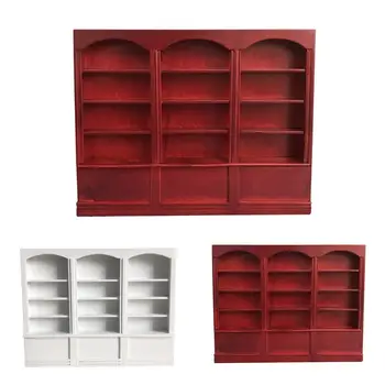 

1/12 Miniature Book Shelf Cabinet Model Toy Doll House Scene Furnishing Article Miniature Furniture Home Decorative ornaments