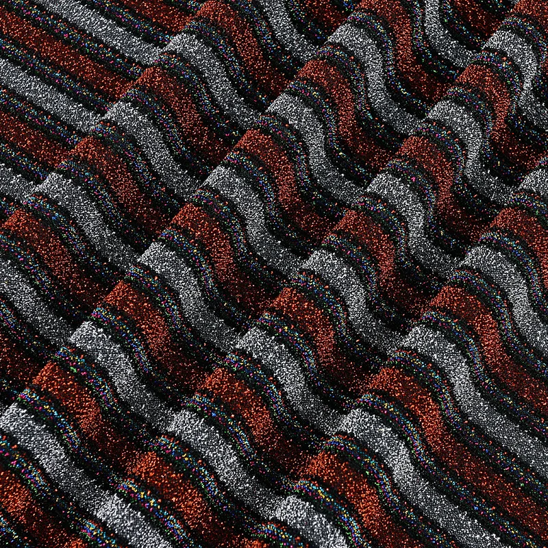 Блестящая ткань для шитья шарфов, вечерние ткани из полиэстера