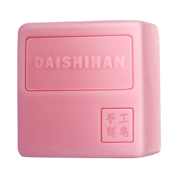 

Pink Handmade Soap Anti-mite Anti-fungus Removal Odors Pimple Pore Acne Treatment Moisturizing Body Clean Face Skin Care TSLM1